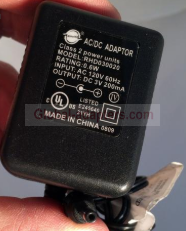 New 3V 200mA Rihuida RHD030020 Power Supply Ac Adapter - Click Image to Close